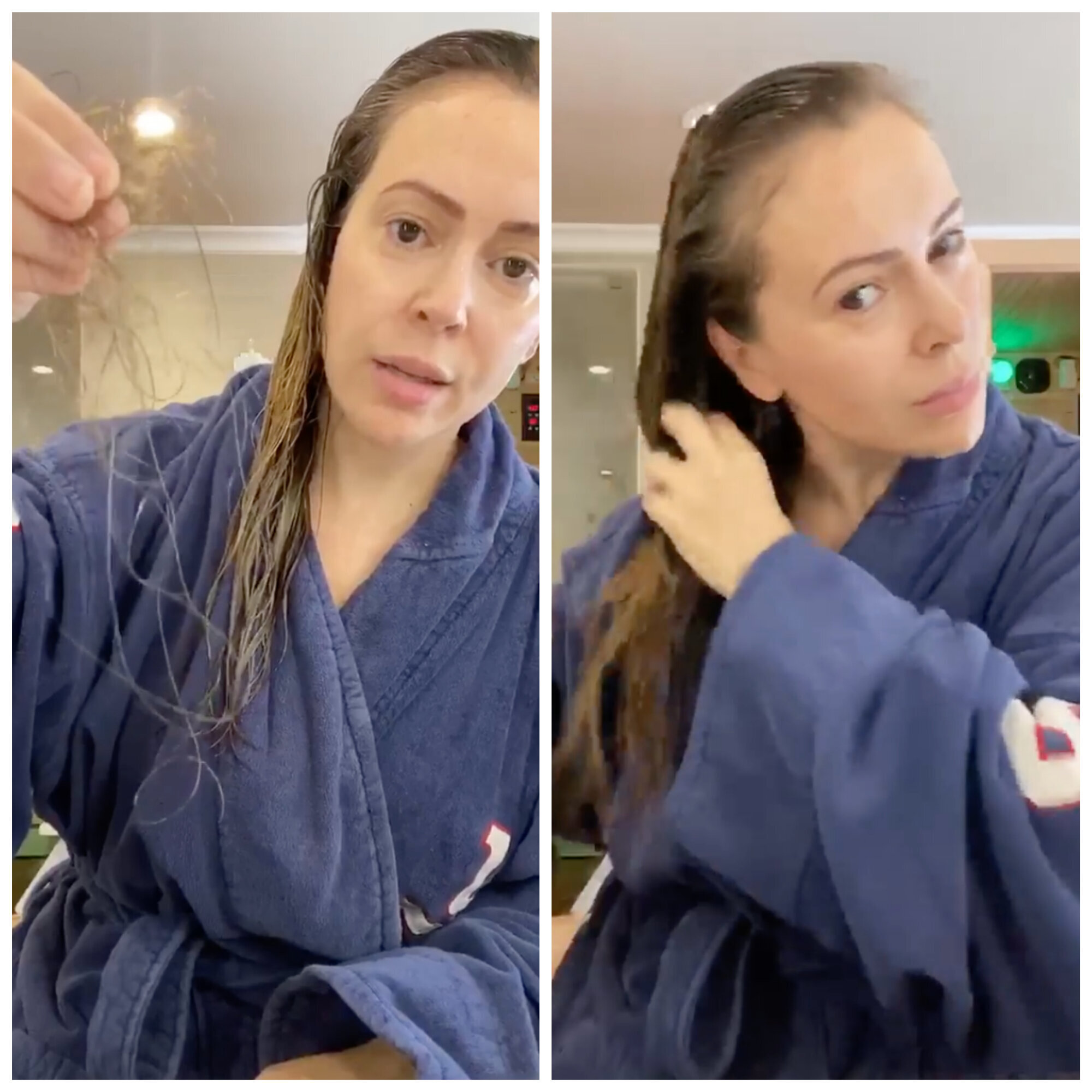 Guérie de la COVID-19, Alyssa Milano perd ses cheveux  HuffPost null