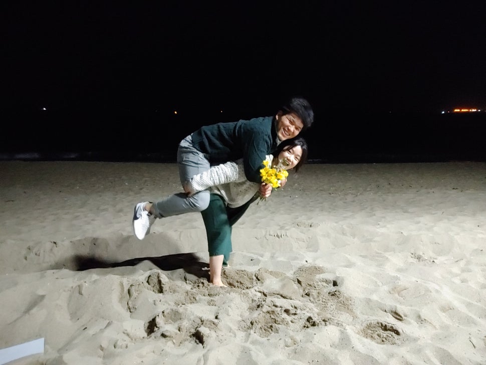 종혁을 등에 업은 푸른.