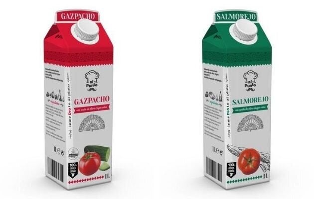 Gazpacho y salmorejo de DIA%.
