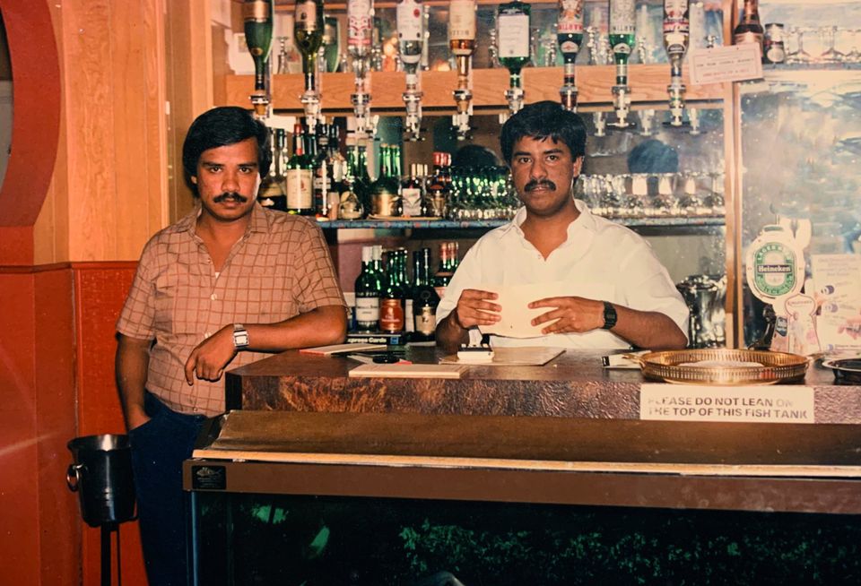 Syed Pasha and his brother Syed Ahmed in their restaurant Memsahib. 