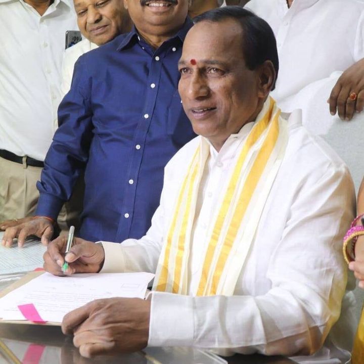 Telangana labour minister Chamakura Malla Reddy.