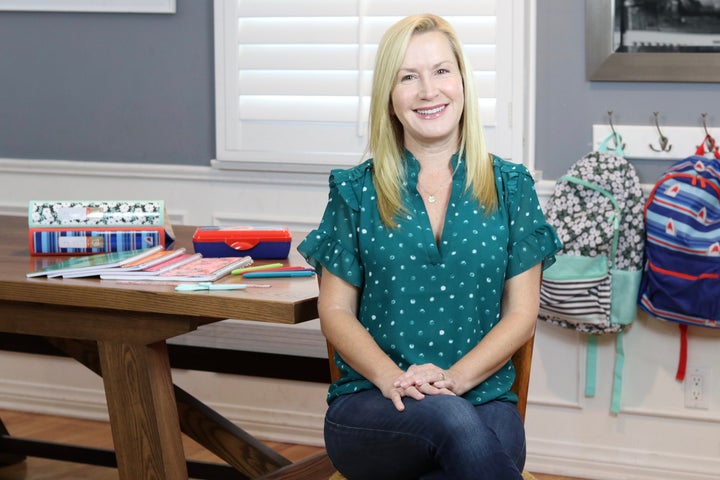 Angela Kinsey believes it's particularly important to show appreciation for teachers amid the coronavirus pandemic.