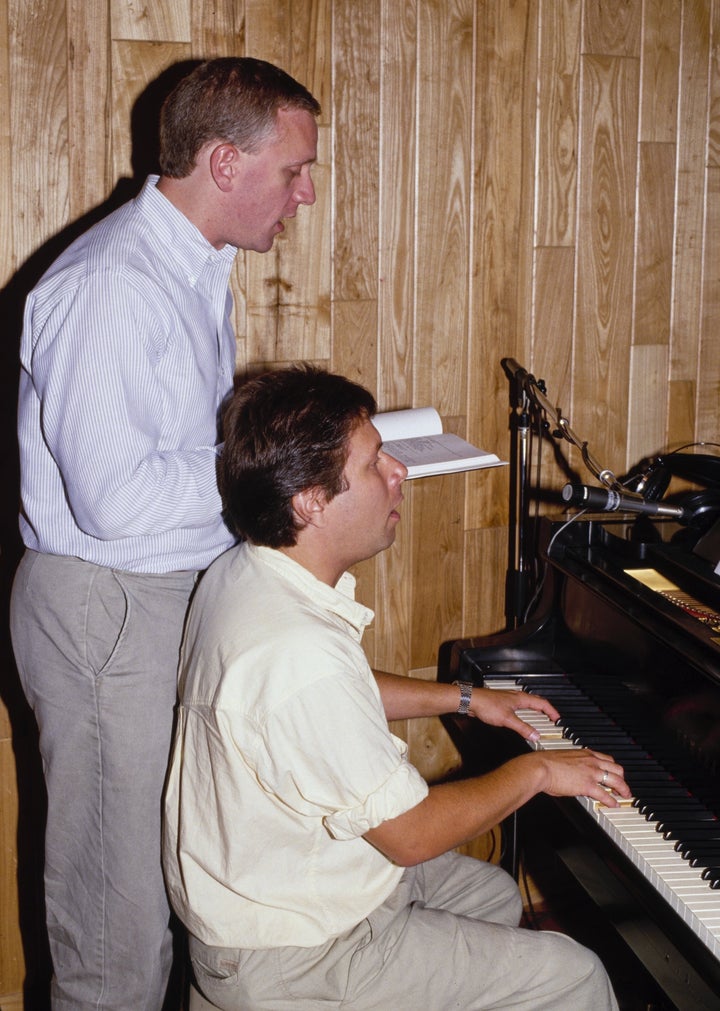 Howard Ashman (left) and Alan Menken.