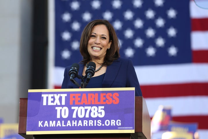 Senator Kamala Harris (D-CA) speaks to her supporters at the official launch rally for her campaign as a candidate for President of the United States in 2020 in front of Oakland City Hall at Frank H. Ogawa Plaza on January 27; 2019; in Oakland; California. (Photo: Christopher Victorio/imageSPACE/MediaPunch /IPX)