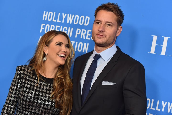 Chrishell Stause and Justin Hartley attend an event together in July 2019. Hartley filed for divorce in November of that year