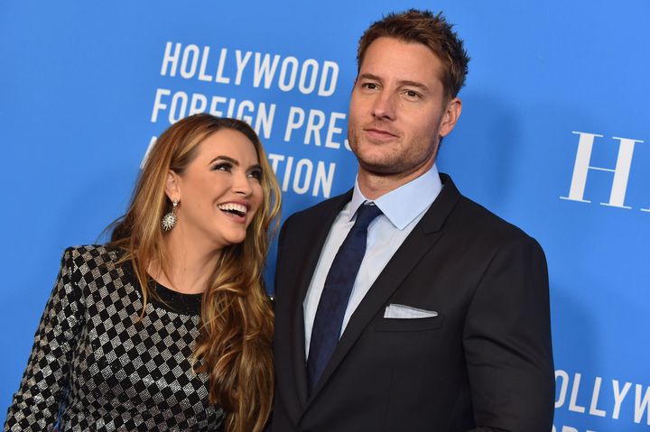 Chrishell Stause and Justin Hartley attend an event together in July 2019. Hartley filed for divorce in November of that year.