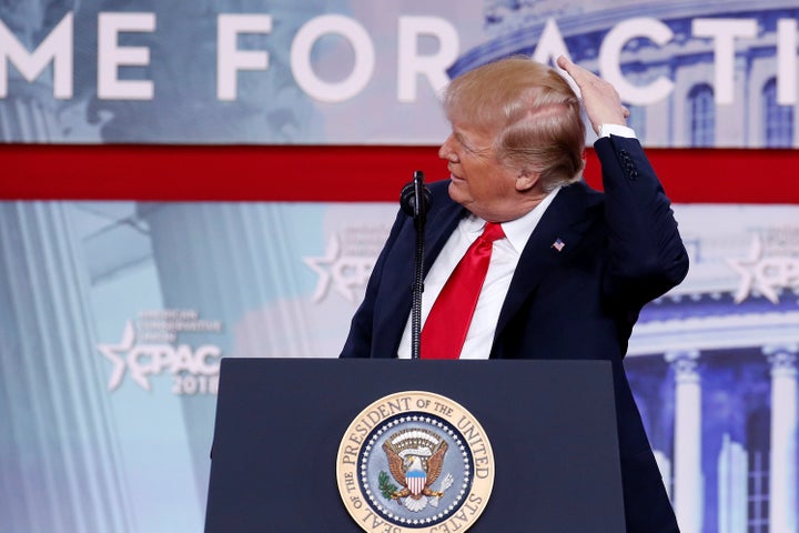 “You turn on the shower, if you’re like me you can’t wash your beautiful hair properly ... I got rid of that,” Trump <a href="https://twitter.com/atrupar/status/1291467075383439366?ref_src=twsrc%5Etfw%7Ctwcamp%5Etweetembed%7Ctwterm%5E1291467075383439366%7Ctwgr%5E&ref_url=https%3A%2F%2Flawandcrime.com%2Fhigh-profile%2Fafter-complaining-about-problems-washing-his-beautiful-hair-trump-rolls-back-shower-head-efficiency-requirements%2F" target="_blank" role="link" class=" js-entry-link cet-external-link" data-vars-item-name="has said" data-vars-item-type="text" data-vars-unit-name="5f345f09c5b6fc009a610dcb" data-vars-unit-type="buzz_body" data-vars-target-content-id="https://twitter.com/atrupar/status/1291467075383439366?ref_src=twsrc%5Etfw%7Ctwcamp%5Etweetembed%7Ctwterm%5E1291467075383439366%7Ctwgr%5E&ref_url=https%3A%2F%2Flawandcrime.com%2Fhigh-profile%2Fafter-complaining-about-problems-washing-his-beautiful-hair-trump-rolls-back-shower-head-efficiency-requirements%2F" data-vars-target-content-type="url" data-vars-type="web_external_link" data-vars-subunit-name="article_body" data-vars-subunit-type="component" data-vars-position-in-subunit="8">has said</a>.