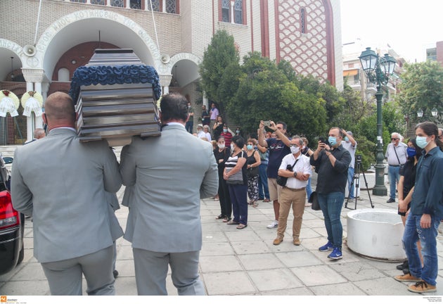 Κηδεία Ντίνου Χριστιανόπουλου