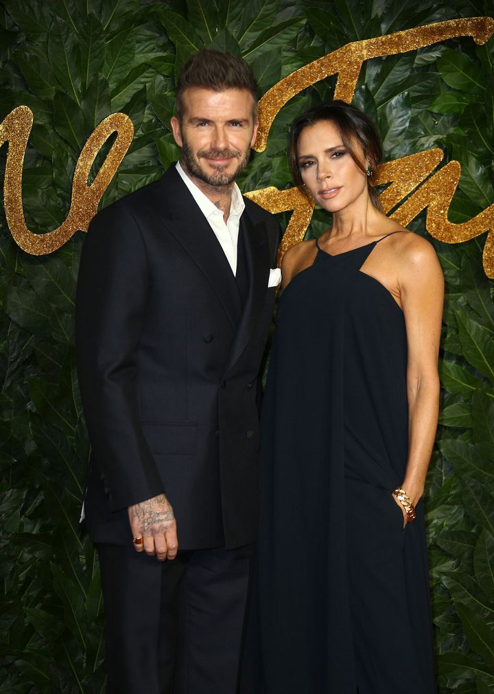 David and Victoria Beckham in 2018