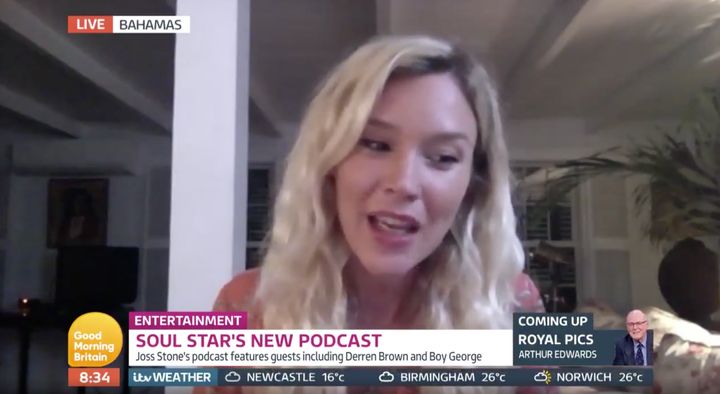 Joss Stone on Good Morning Britain