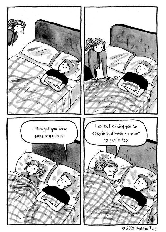 Wife’s Adorable Comics Paint A Relatable Picture Of Married Life 