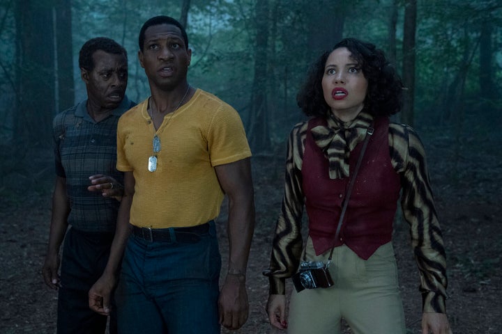 Courtney B. Vance, Jonathan Majors and Jurnee Smollett in "Lovecraft Country."