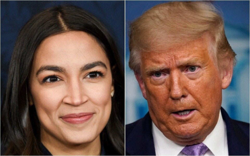 alexandria ocasio cortez trump