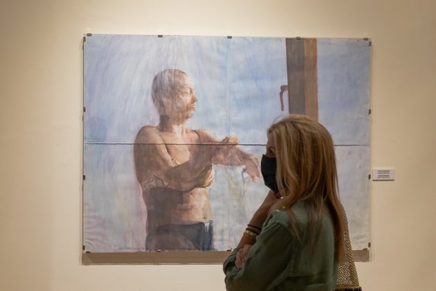 Η Μαρέβα Γκραμπόφσκι στην Δημοτική Πινακοθήκη Χανίων