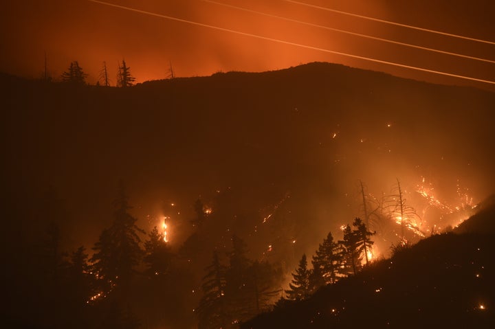 More than 5,000 structures are threatened by the Lake fire.