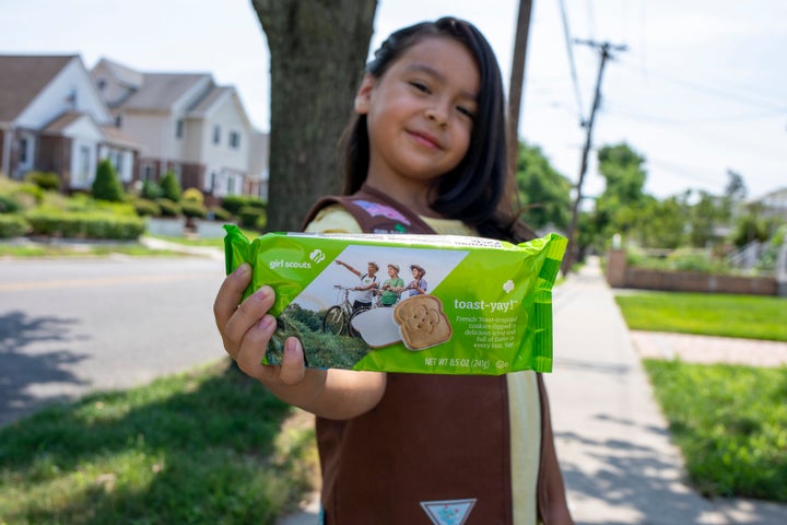 Girl Scouts will be selling cookies through online platforms with socially distant or contactless sales and delivery options in 2021. In-person sales may also be available if local guidelines permit. 