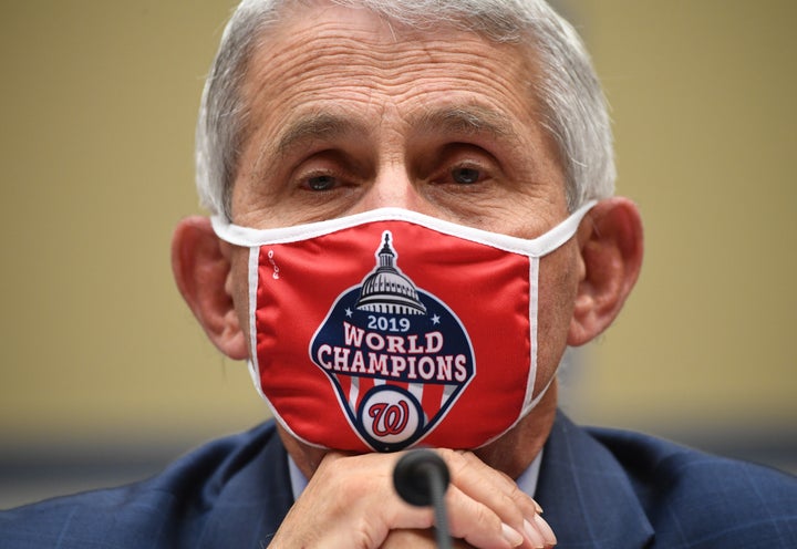 Anthony Fauci, director of the National Institute for Allergy and Infectious Diseases, testifies during a House Subcommittee on the Coronavirus Crisis hearing on a national plan to contain the COVID-19 pandemic, on Capitol Hill in Washington, D.C. on July 31, 2020.