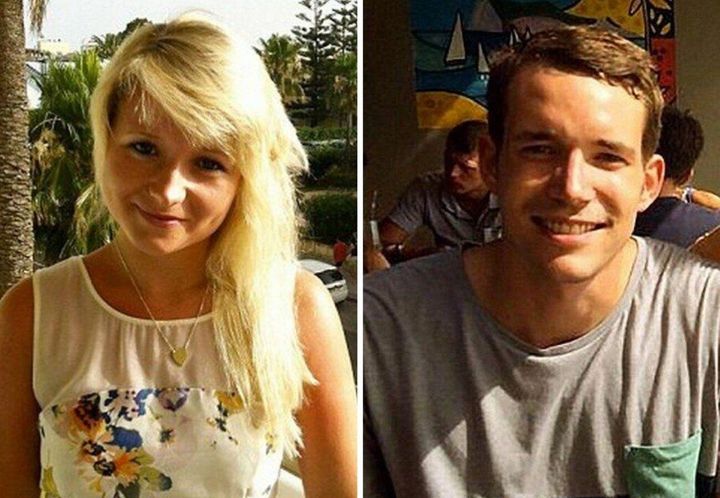 Family pictures of Hannah Witheridge and David Miller. 