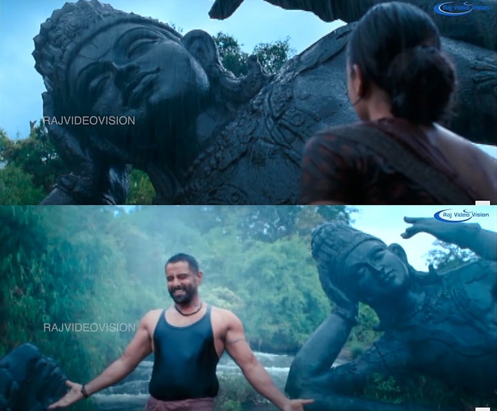 Hindu gods in Adivasi forests in Ravanan.
