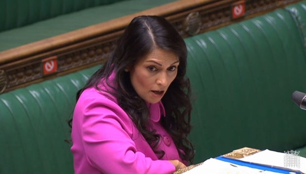 Priti Patel Says Migrants Crossing The Channel Fear They Will Be Tortured In France