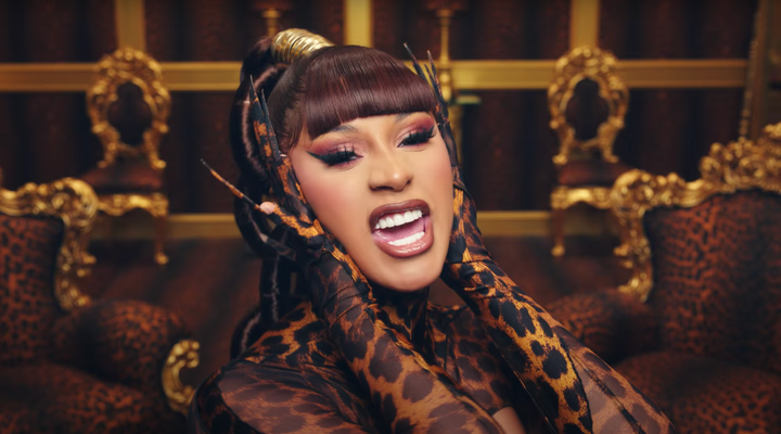 Cardi B in the "WAP" video.