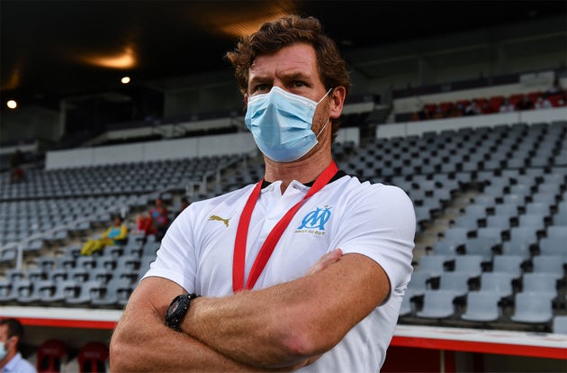 Trois suspicions de Covid-19 à l'OM à cinq jours de la reprise de la L1 (Andre Villas Boas le 9 août 2020)
