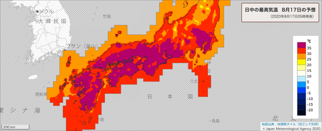 東京都心は予想最高気温35度 名古屋では40度超えも 外出 運動は避けてと気象庁 ハフポスト 東京都心は予想最高気温35度 名古屋では40度超えも 外出 運動は避けてと気象庁 ハフポスト