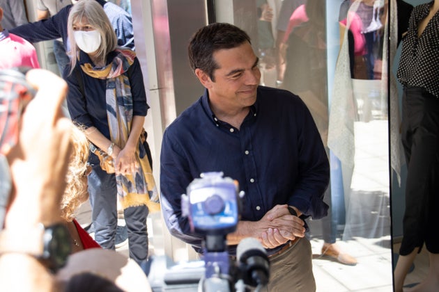 Φωτογραφία αρχείου Ιούνιος 2020. Ο αρχηγός της αξιωματικής αντιπολίτευσης κατά την επίσκεψή του στη Θεσσαλονίκη. June 11, 2020 (Photo by Nicolas Economou/NurPhoto via Getty Images)