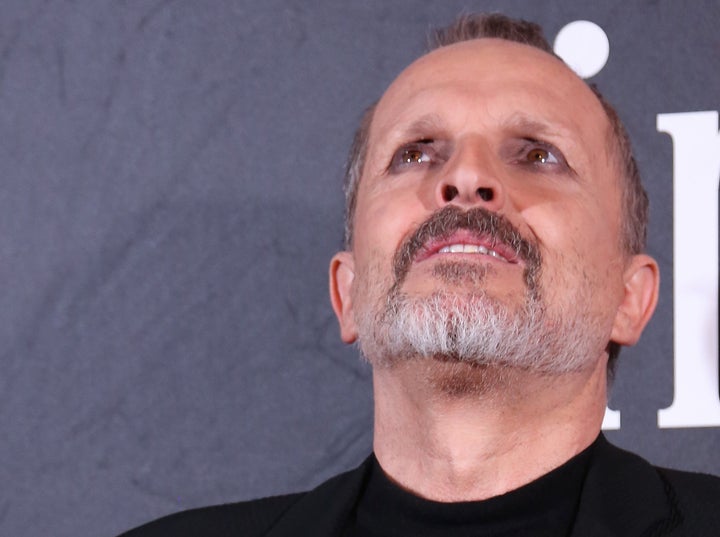 Miguel Bosé, en la gala de la Fundación Lluita contra el Sida de 2016.