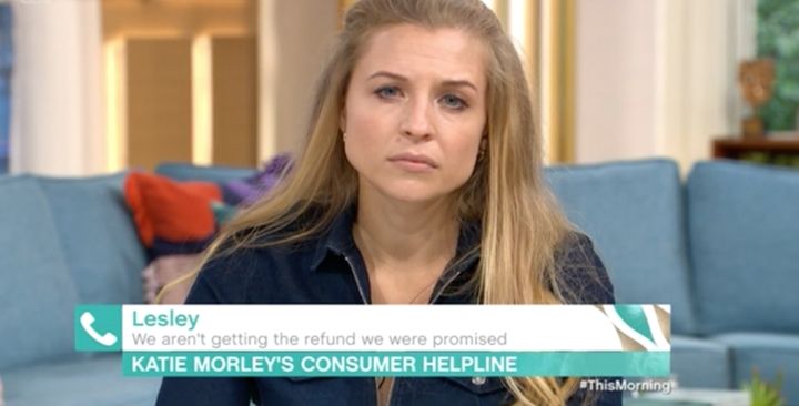 Katie Morley on This Morning