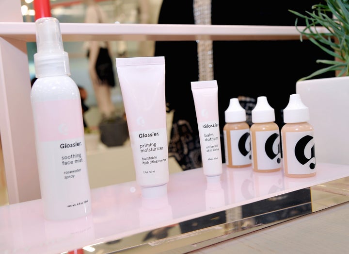 A general view at Glossier Pop-Up Shop at Nasty Gal Santa Monica on June 4, 2015 in Santa Monica, California.