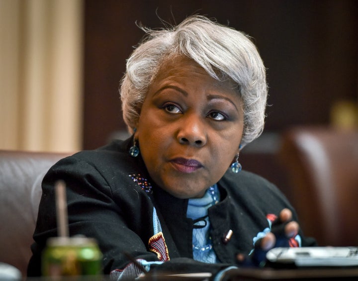 RICHMOND, VA - FEBRUARY 20: Virginia state Sen. Louise L. Lucas(D) at the statehouse, on Feb., 20, 2019, in Richmond, Virginia. 