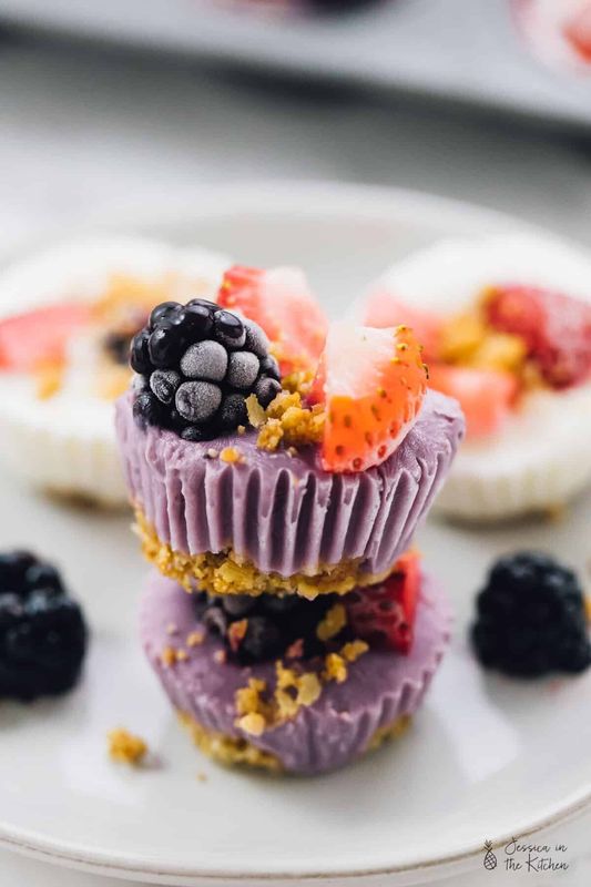 3-Ingredient Frozen Yogurt Granola Cups from Jessica In The Kitchen﻿