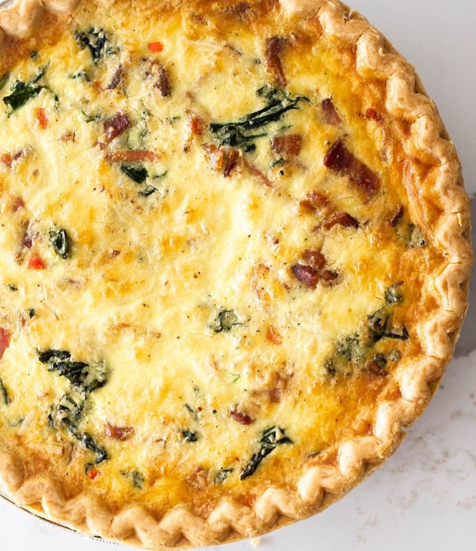 Bacon and Kale Quiche from Jaylynn Little