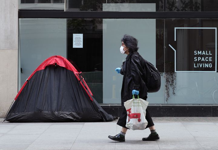 Homeless people will be given free smartphones and laptops to help them stay connected during the coronavirus pandemic.