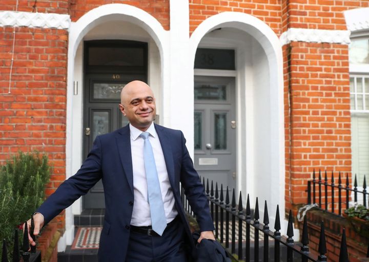 Former Chancellor of the Exchequer Sajid Javid leaves his home in London, Britain February 14, 2020. REUTERS/Simon Dawson