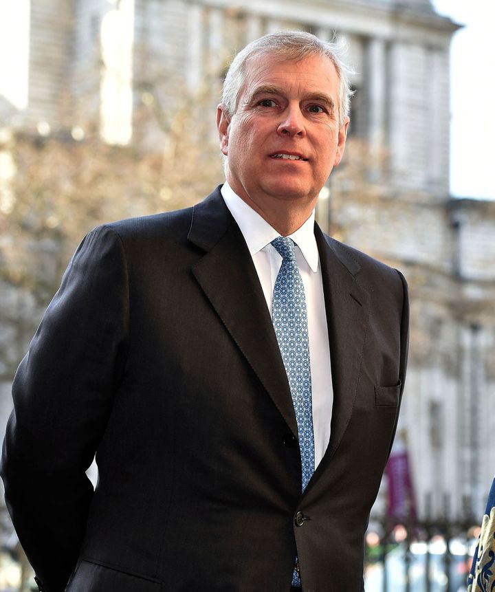 Prince Andrew, pictured in 2016