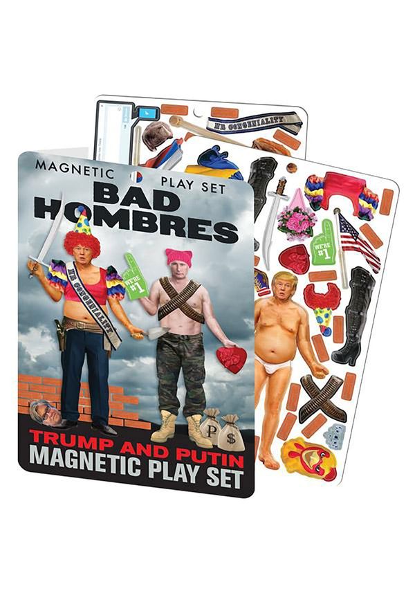 This <a href="https://www.fun.com/bad-hombres-trump-and-putin-magnetic-play-set.html" target="_blank">magnetic Trump and Puti