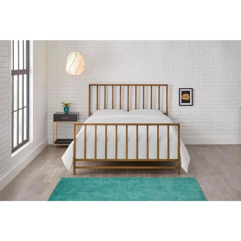 The Prettiest Gold Bed Frames For Every Price Point And Style | HuffPost  Life