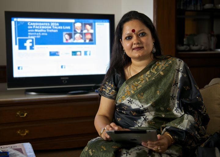 Ankhi Das, public policy director, Facebook India and South & Central Asia in a file photo from 2014. 