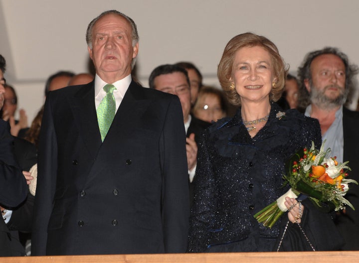 Los reyes em&eacute;ritos Juan Carlos I y Sof&iacute;a en 2007.