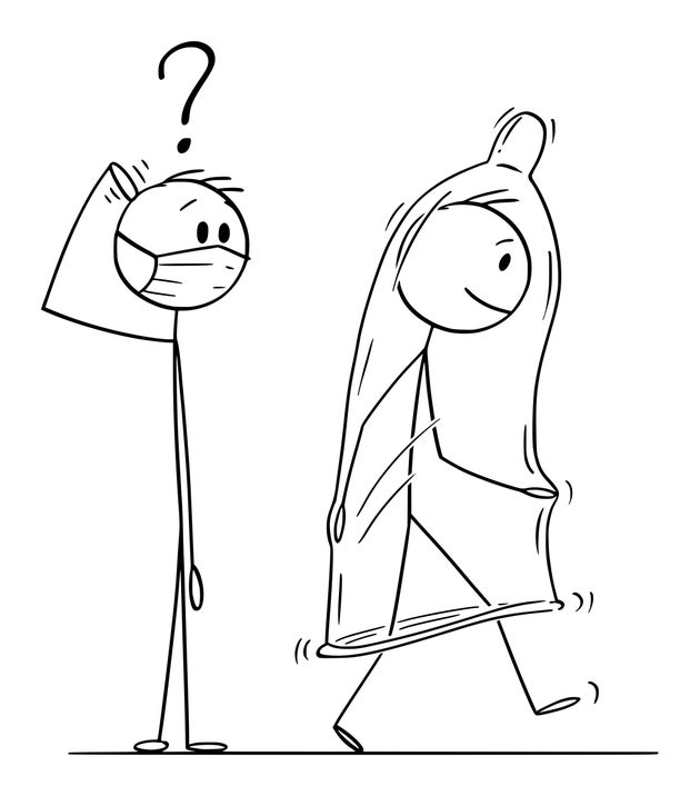 L Histoire Du Port Du Preservatif Nous Renseigne Sur Les Resistances Au Masque Le Huffpost