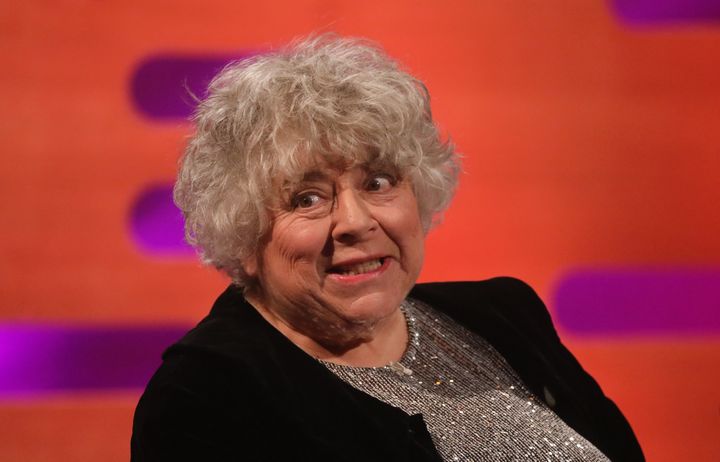 Miriam during one of her infamous appearances on The Graham Norton Show
