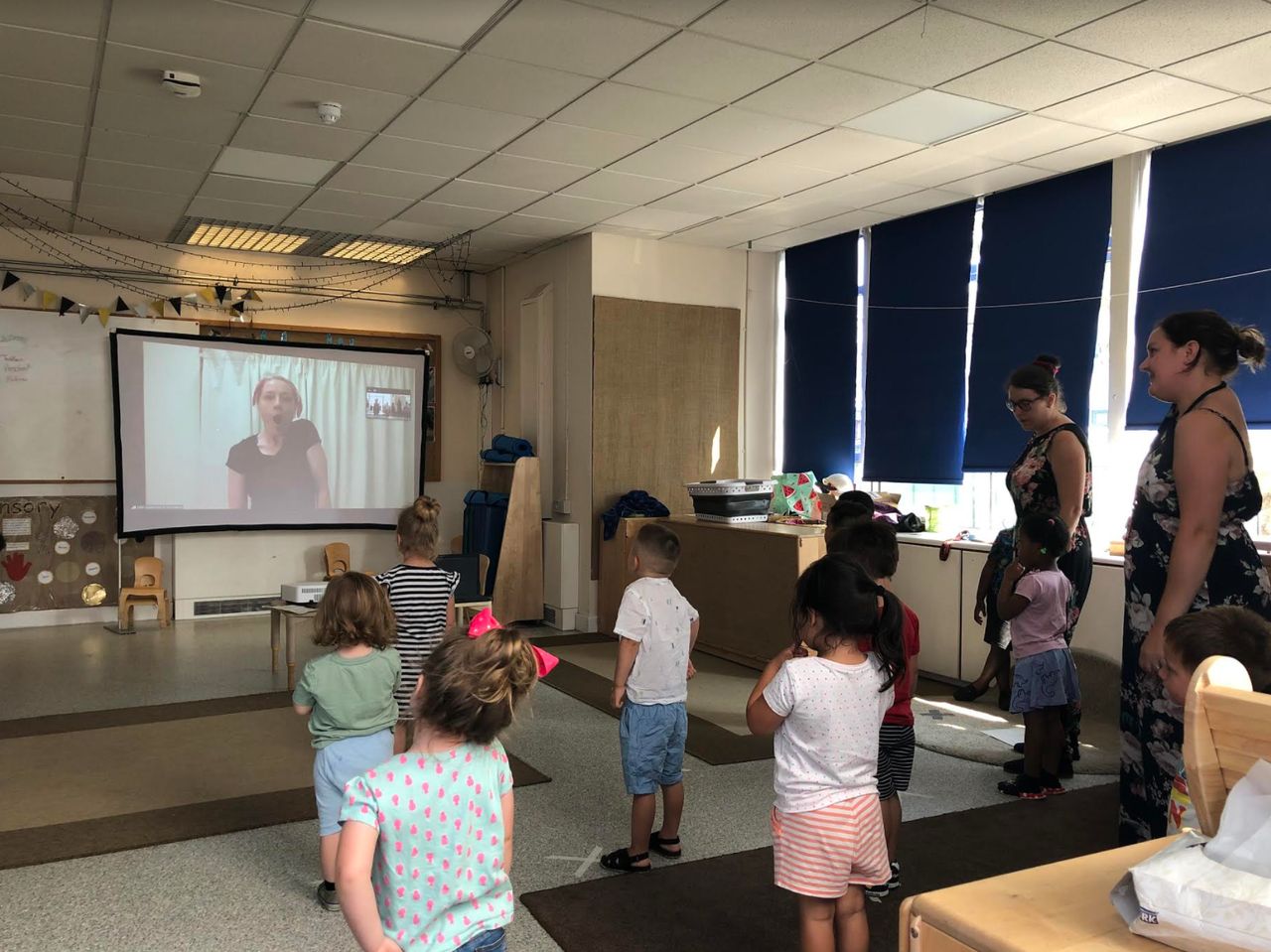 A virtual workshop at Eastbury Nursery. 