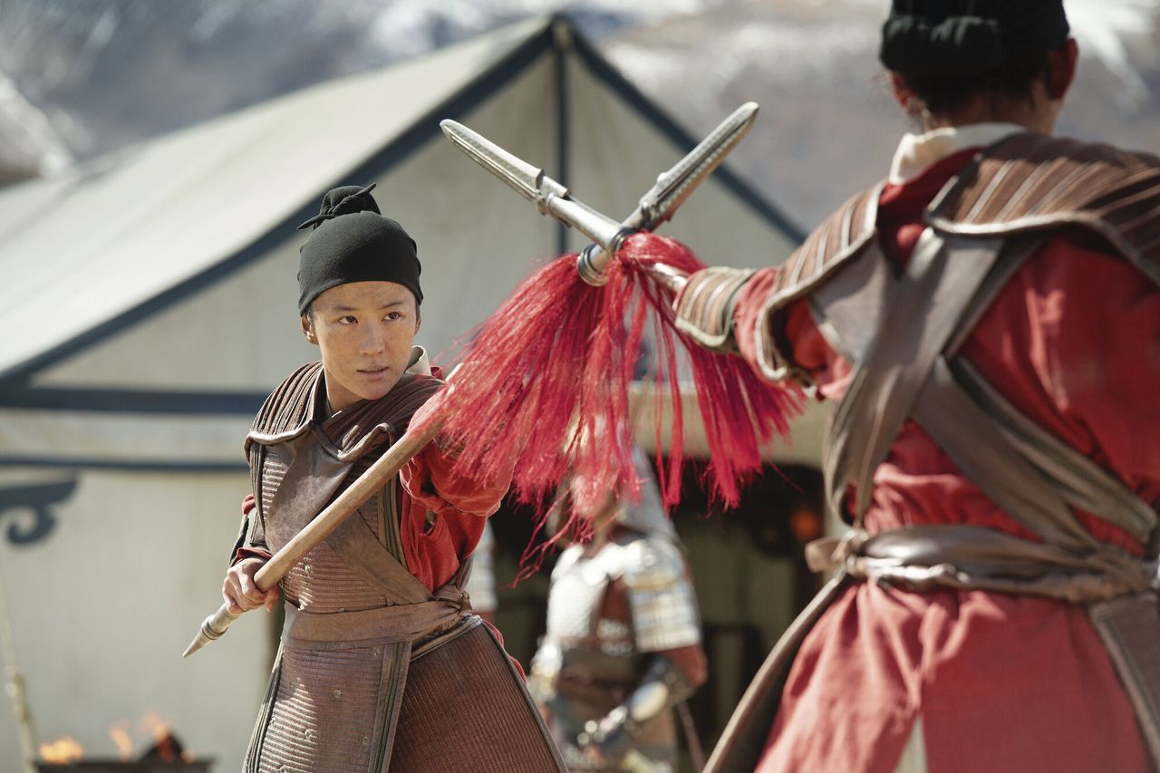 Liu Yifei in "Mulan."