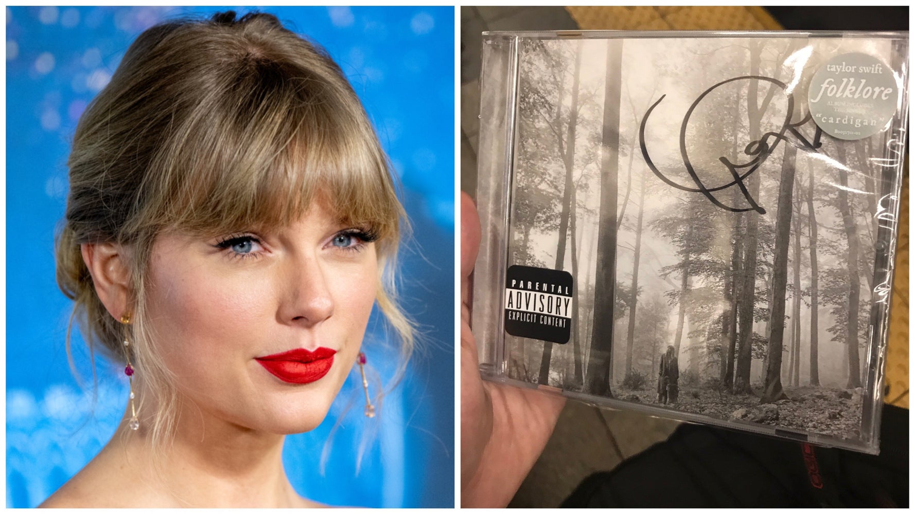 値頃 trableMe テイラー・スウィフト 直筆サイン入り CD Blue 洋楽