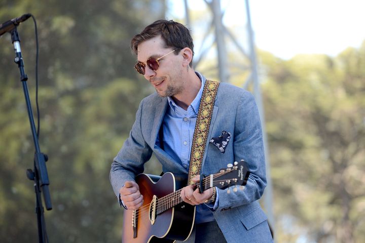 Justin Townes Earle performs onstage during the Hardly Strictly Bluegrass music festival at Golden Gate Park on Oct. 7, 2017 in San Francisco.