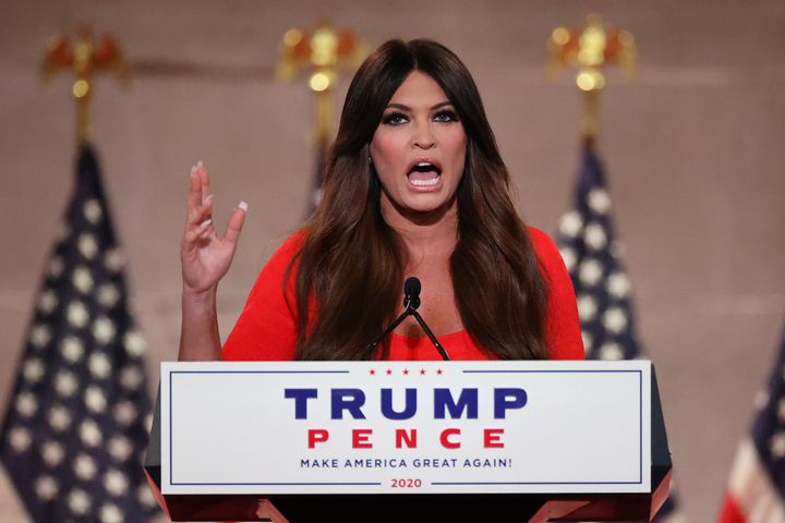 Kimberly Guilfoyle gave a dark speech at the Republican National Convention Monday night.