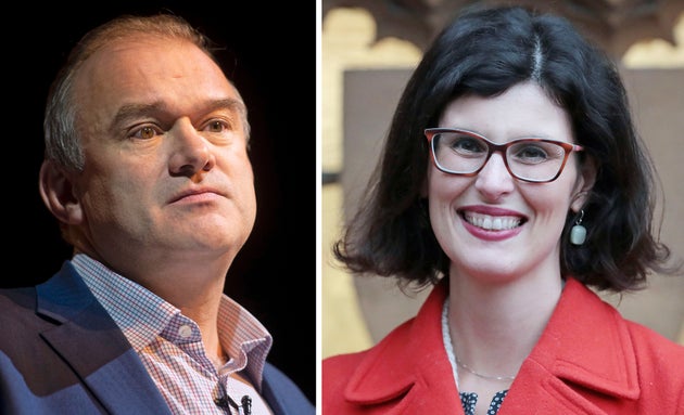 Undated file photos of Sir Ed Davey and Layla Moran. The Liberal Democrats face a 