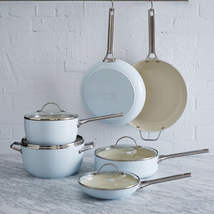 cute pots and pans set